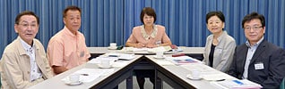 座談会写真・月刊学習2015年11月号